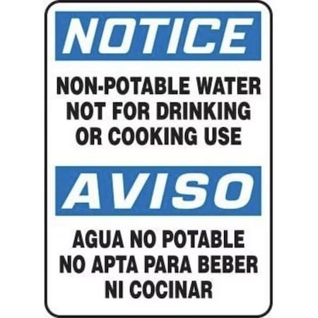 Accuform BILINGUAL OSHA NOTICE Safety Sign SBMCAW805XP SBMCAW805XP